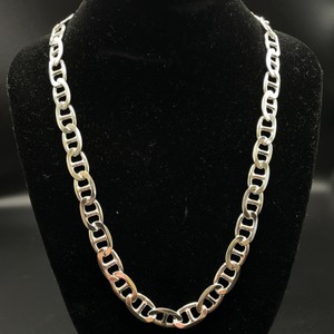NEW Sterling Silver 8mm BOLD Shiny Mariner Link Chain 22 Necklace, Heavyweight 61.20 Grams $699 Retail
