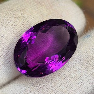 22.20 Carat Natural Deep Purple Amethyst Retail $1,110 VIDEO