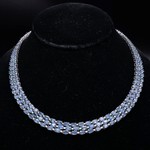 65.96 Carat Natural Blue Sapphire & 2.46 Carat Diamond Necklace in 14K White Gold; $84,670 Appraisal Included *VIDEO*