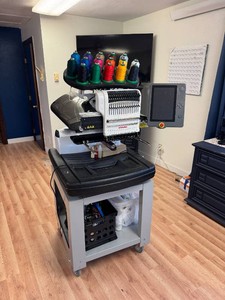 Used BERNINA E16 Pro Commercial Embroidery Machine Located in Wynot