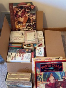 Box Lot of Assorted Hardcover Childrens Christmas & Gift Books