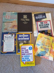 Mixed Nonfiction Book Lot Bible The Shack Parenting Teacher Titles