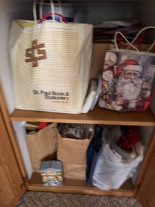 Lot of Assorted Christmas Gift Bags Wrapping & Holiday Decor Supplies