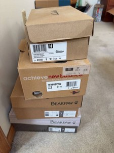 Lot of Womens Size 9 Shoes New Balance Bearpaw Dress Casual