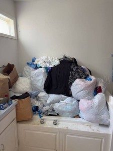Bulk Lot of Assorted Clothing & Textiles in Bags Mixed Garments