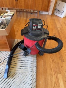 Sears Craftsman 8 Gallon Wet Dry Vac 2.5 Peak HP Hose Nozzle
