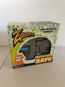 Zillionz Voice Activated Safe Electronic Kids Toy Bank in Box - New in Box