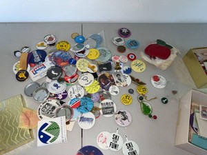 Vintage Teacher & School Pinback Button Lot District 621 Mixed Themes