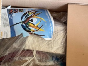 Solar Powered Metal Tulip Wind Spinner Color Changing Garden Light - New in Box