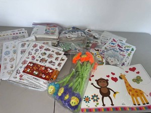 Lot of Assorted Scrapbooking Stickers, Decals & Embellishments