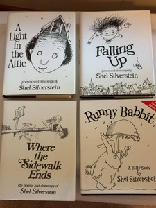 Set of 4 Shel Silverstein Hardcover Poetry & Childrens Books