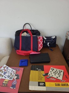 Mixed Lot of Tote Bags Photo Albums Slide Sorter & Organizer Cases