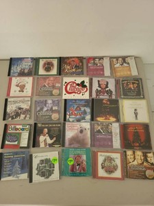 Lot of Assorted Christmas Holiday Music CDs Nat King Cole Chicago