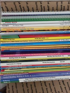 Scholastic Teacher Resource Books Reading Phonics Math Mixed Lot