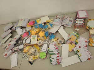 Assorted Novelty Memo Pads & Sticky Notes Lot w Post-it Snoopy
