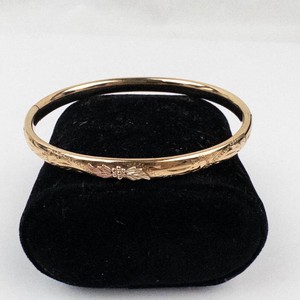 Vintage 14K Gold Filled Black Hills Gold Bangle Bracelet