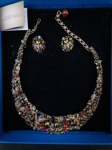 Heidi Daus Fantasy in Florals Necklace & Earrings Set