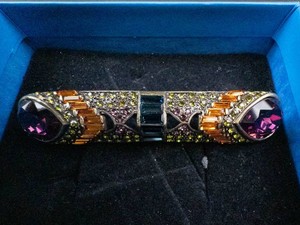 Heidi Daus Swarovski Crystal Geometric Brooch