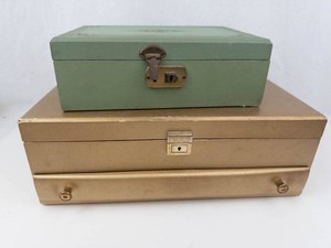 Vintage Lady Buxton & Green Jewelry Boxes (Lot of 2)