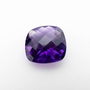African Amethyst Cushion-Cut Loose Gemstone 2.25 Carats