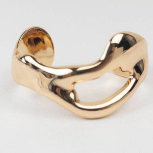 New Old Stock Ettika 18k Gold Plated Zinc Open Abstract Cuff Bracelet