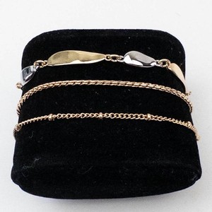 Vince Camuto Mixed-Metal Chain Bracelet Set (Lot of 3)