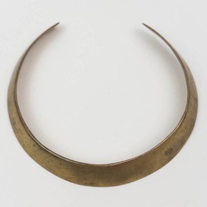 Gold-Tone Metal Open Torque Collar Necklace