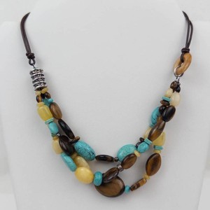 Silpada Multi-Beaded Layered Sterling Silver Necklace