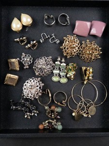 Mixed Vintage & Costume Earrings Lot