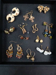 Mixed Vintage & Costume Earrings Lot