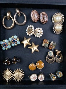 Mixed Vintage & Costume Earrings Lot