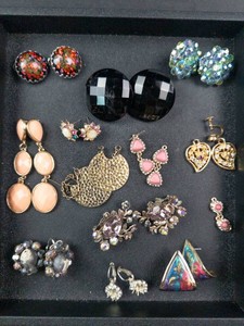 Mixed Vintage & Costume Earrings Lot