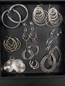 Mixed Vintage & Costume Earrings Lot