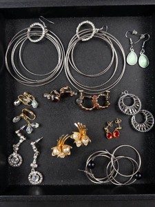 Mixed Vintage & Costume Earrings Lot