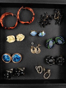 Mixed Vintage & Costume Earrings Lot