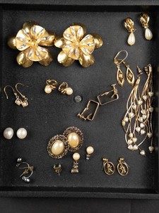 Mixed Vintage & Costume Earrings Lot