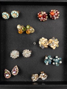 Mixed Vintage & Costume Earrings Lot