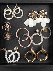 New Old Stock Mixed Costume Earrings - 7 Pairs