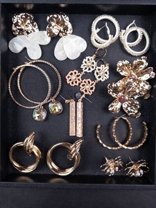 New Old Stock Mixed Costume Earrings Lot