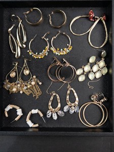New Old Stock Mixed Costume Earrings