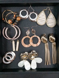 New Old Stock Mixed Costume Earrings