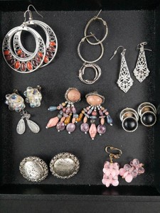 Mixed Vintage & Costume Earrings Lot