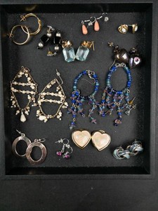 Mixed Vintage & Costume Earrings Lot