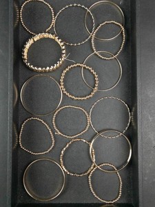Old New Stock Gold Tone Bracelets & Bangles