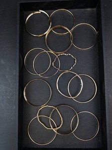 Old New Stock Gold Tone Bracelets & Bangles