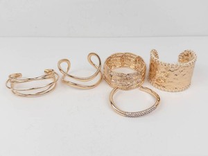 Old New Stock Gold Tone Bracelets & Bangles