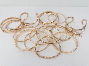 Old New Stock Gold Tone Bracelets & Bangles
