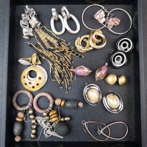 Mixed Vintage & Costume Earrings Lot