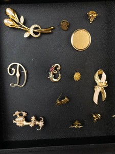 Mixed Vintage & Costume Brooches and Pins