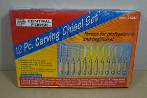 Central Force 12-Piece Carving Chisel Set